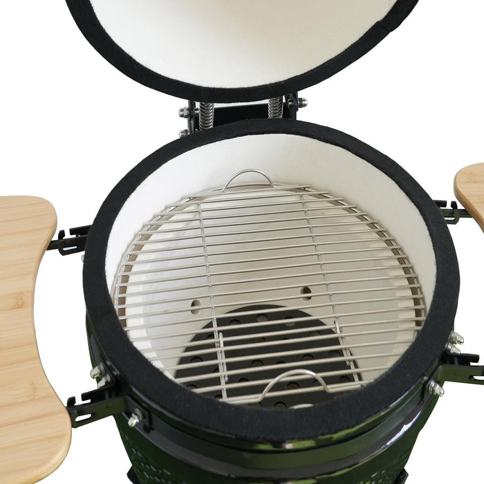 КЕРАМИЧНО БАРБЕКЮ KAMADO BLACK 60CM