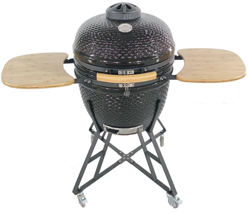 КЕРАМИЧНО БАРБЕКЮ KAMADO BLACK 60CM