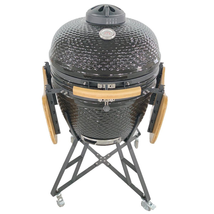 КЕРАМИЧНО БАРБЕКЮ KAMADO BLACK 60CM