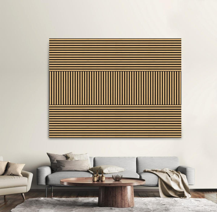 АКУСТИЧЕН ПАНЕЛ 560x560MM СВЕТЪЛ ДЪБ 2БР