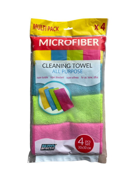 МИКРОФИБЪРНИ КЪРПИ 30Х30СМ 4БР