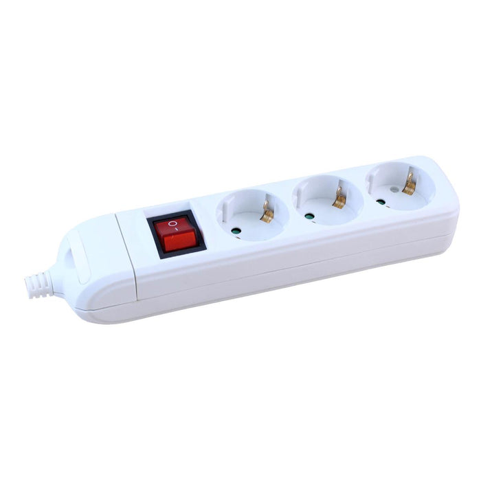 РАЗКЛОНИТЕЛ С КОПЧЕ БЯЛ 3X2P+E COMMEL