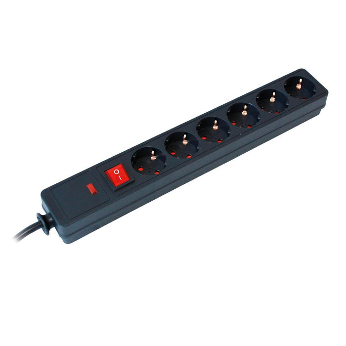 РАЗКЛОНИТЕЛ 6X2P+E 1.5М ЧЕРЕН COMMEL