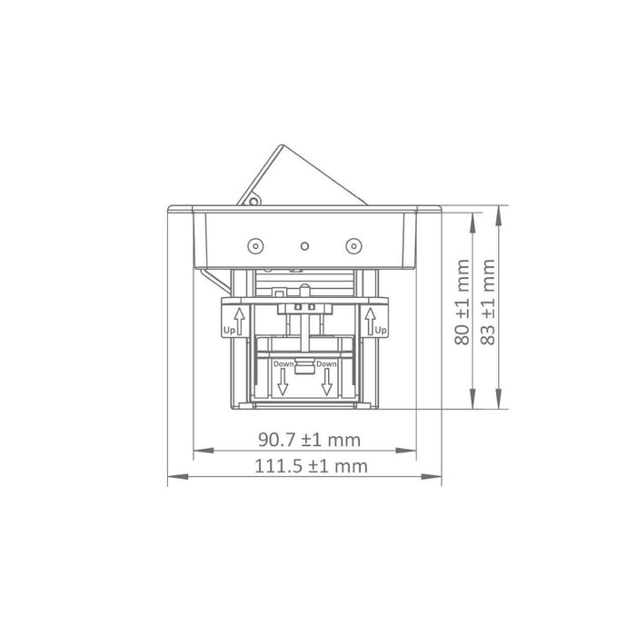 КУТИЯ POP-UP 3ШУКО/2USBA+C ЧЕРЕН COMMEL