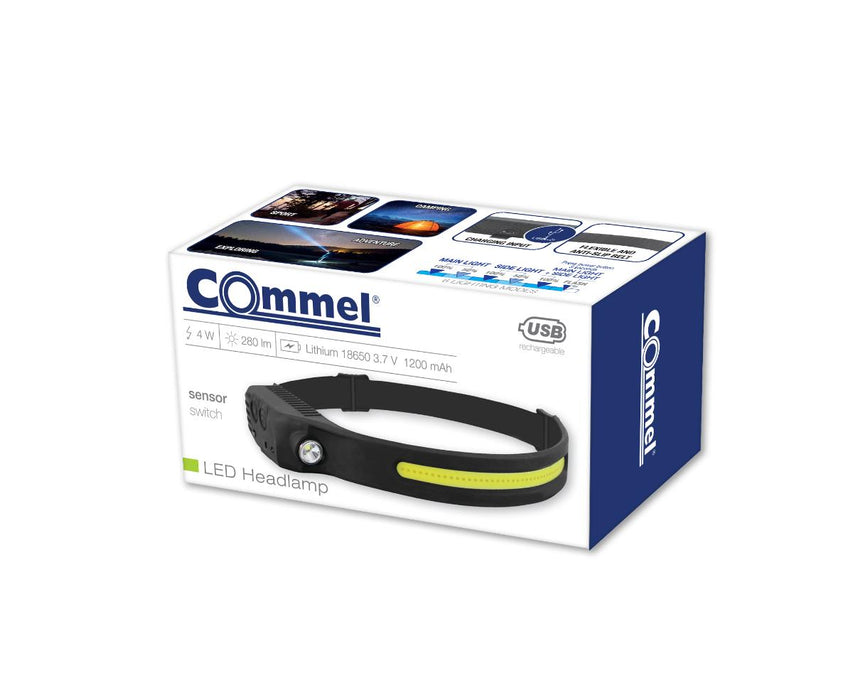 ЧЕЛНИК LED 4W 280LM 1200MAH COMMEL