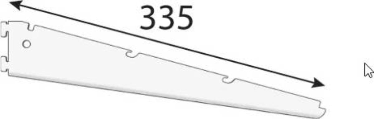 КОНЗОЛА НАКЛОНЕНА AROB320 335 АНТРАЦИТ