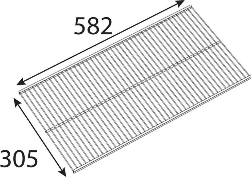 МРЕЖЕСТ РАФТ ARWA320/600 304ММ АНТРАЦИТ