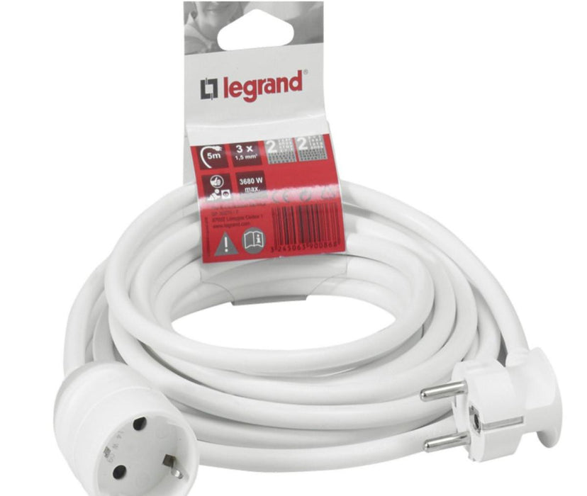 УДЪЛЖИТЕЛ STANDARD 10M 3G 1.5 MM² БЯЛ