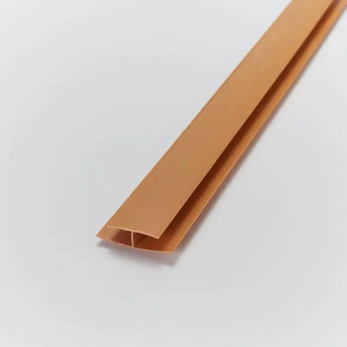 СВЪРЗВАЩ PVC H ПРОФИЛ - ЗЛАТЕН ДЪБ 3М
