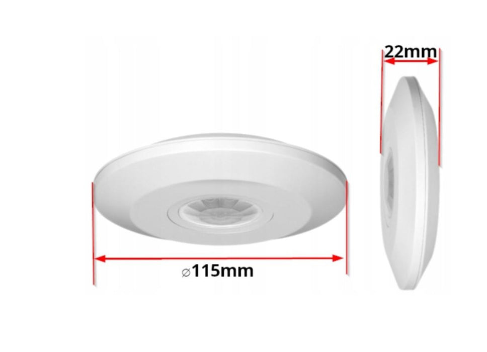 PIR ДАТЧИК ДВИЖЕНИЕ 2.5СМ 360°TUYA SMART