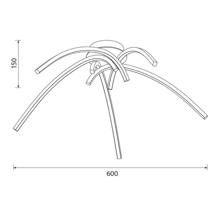 LED ПЛАФОН LOREIN 36W 3000-4000-6400K