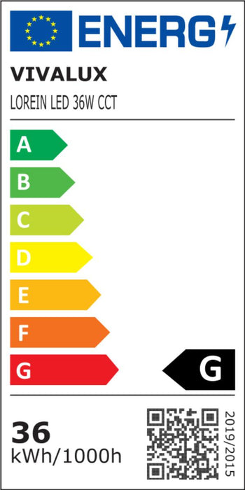 LED ПЛАФОН LOREIN 36W 3000-4000-6400K