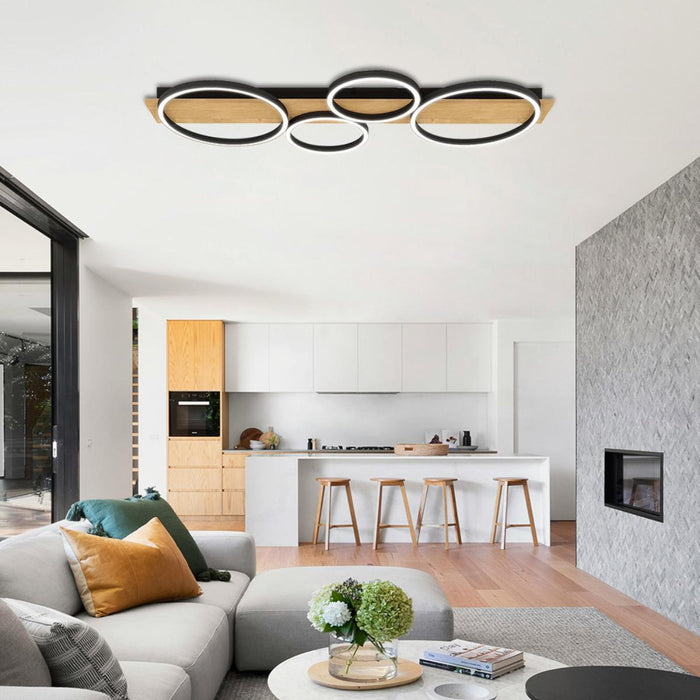 LED ПЛАФОН MATTEO-C 38W 3000-6400K ЧЕРНО