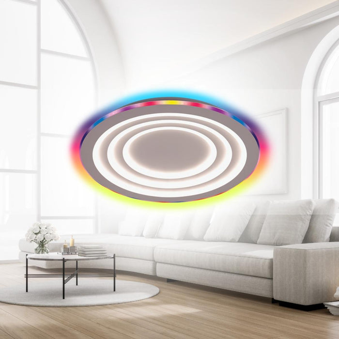 LED ПЛАФОН DALIA 80W С ДИСТАНЦИОННО RGB