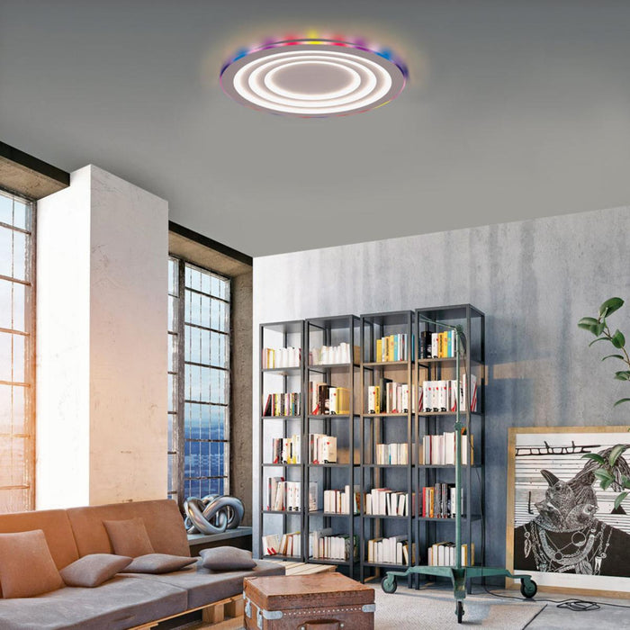 LED ПЛАФОН DALIA 80W С ДИСТАНЦИОННО RGB