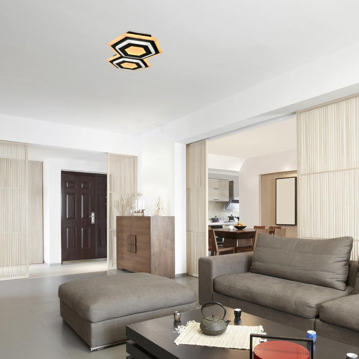 LED ПЛАФОН BITSI 44W L43CM ЧЕРНО