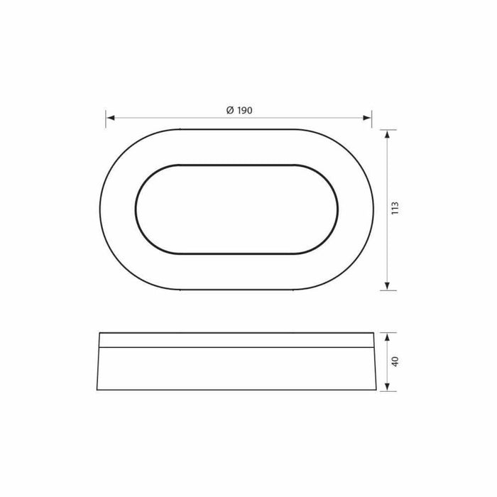 LED ОСВЕТИТЕЛНИ ТЕЛА DOLCE/O 11W БЯЛ