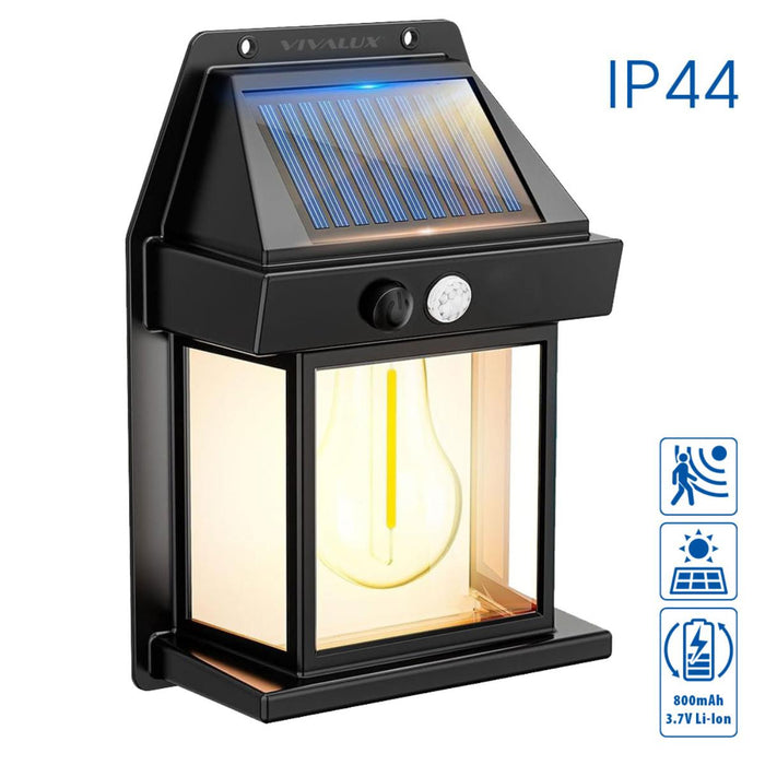 ВЪНШЕН АПЛИК CABANA SOLAR IP44 ЧЕРЕН