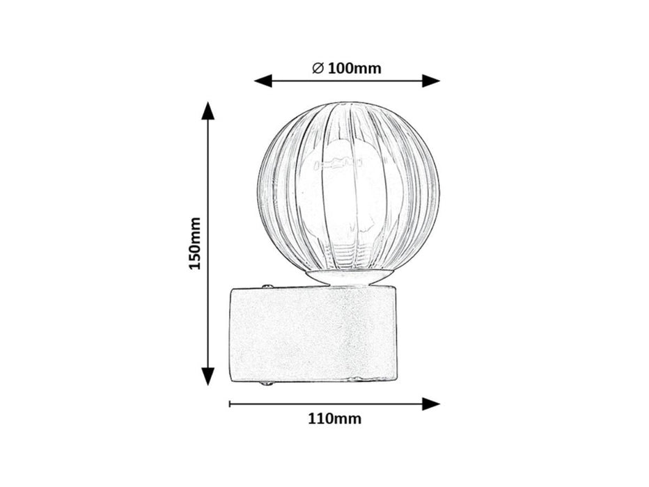АПЛИК ЗА БАНЯ COLZAR G9 1XMAX3 5W H15CM