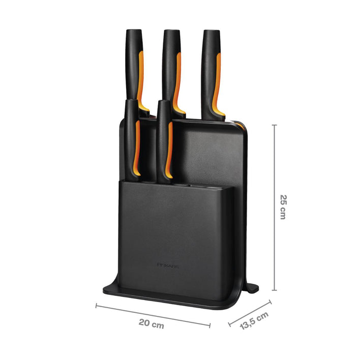 НОЖОВЕ С ПОСТАВКА КУХНЕНСК 5БР FISKARS