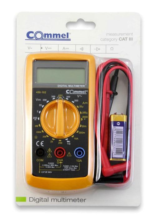ДИГИТАЛЕН МУЛТИЦЕТ CAT III 0…300VAC/DC