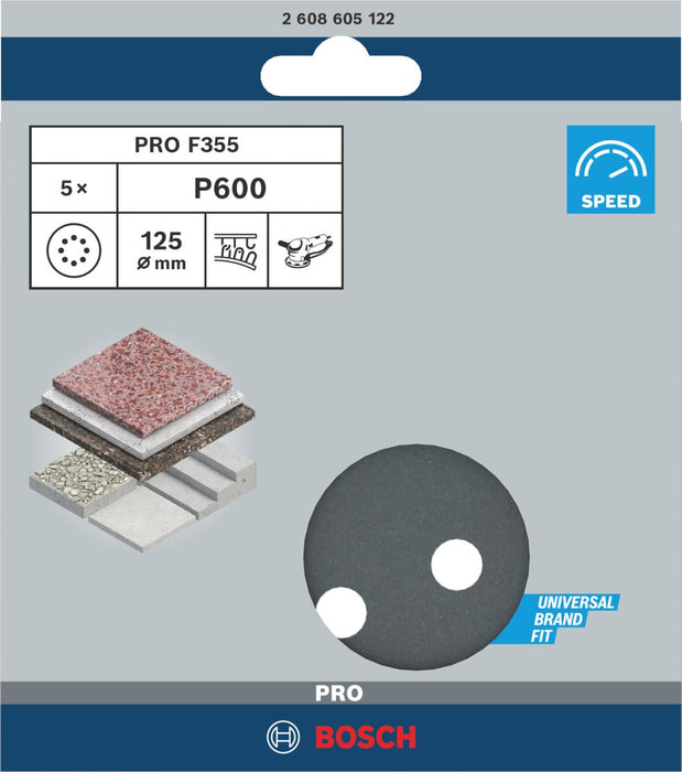 ШКУРКА КРЪГЛА F355 G600 BOSCH