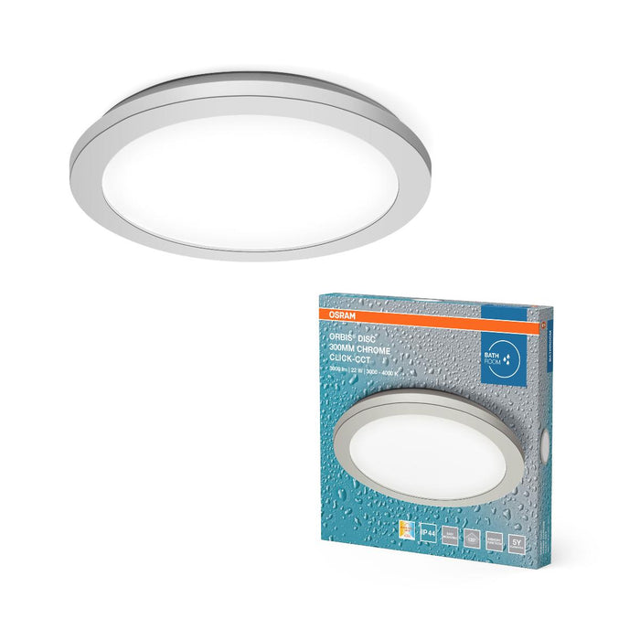 LED ОСВЕТЛЕНИЕ ORBIS DISC 30CM ХРОМ
