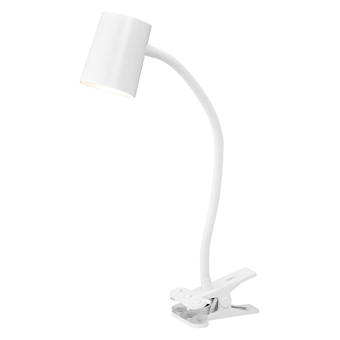 ЛАМПА DESK TRAPEZIUM CLIP GU10 БЯЛО