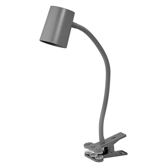 ЛАМПА DESK TRAPEZIUM CLIP GU10 СИВО