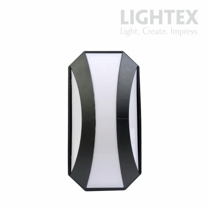 LED АПЛИК GOBI 20W IP54 ЧЕРЕН LIGHTEX