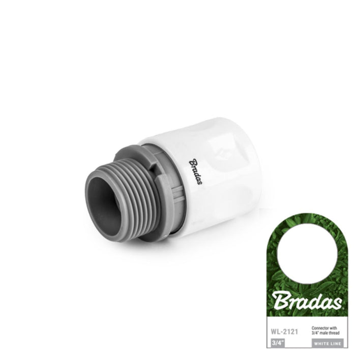 КОНЕКТОР С МЪЖКА РЕЗБА 3/4'' BRADAS