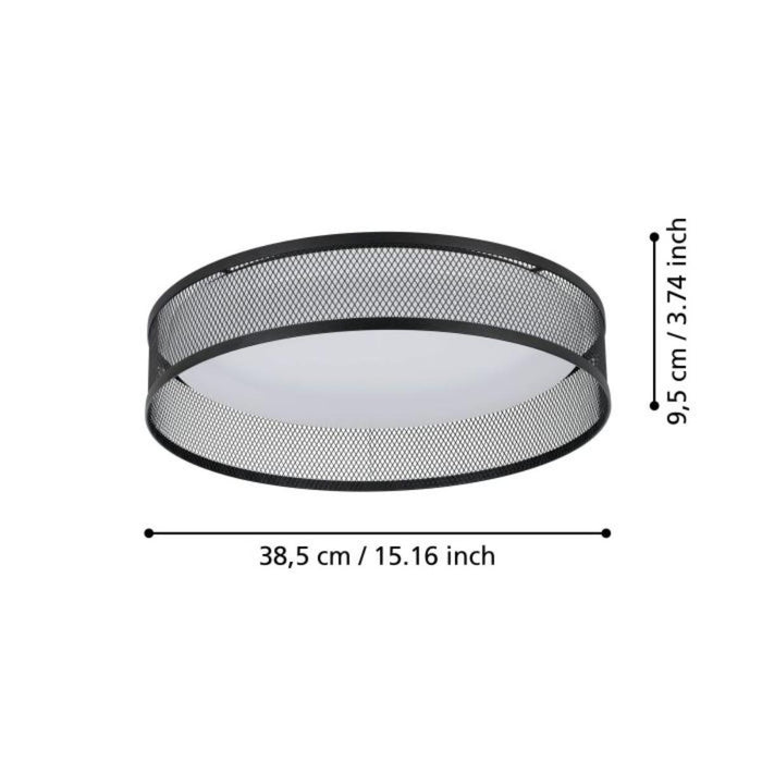 LED ПЛАФОН LUPPINERIA Ф385 20W 2400LM