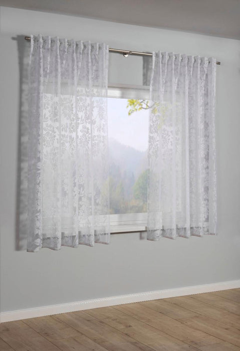 ПЕРДЕ ЦВЕТЯ 135X175 БЯЛ