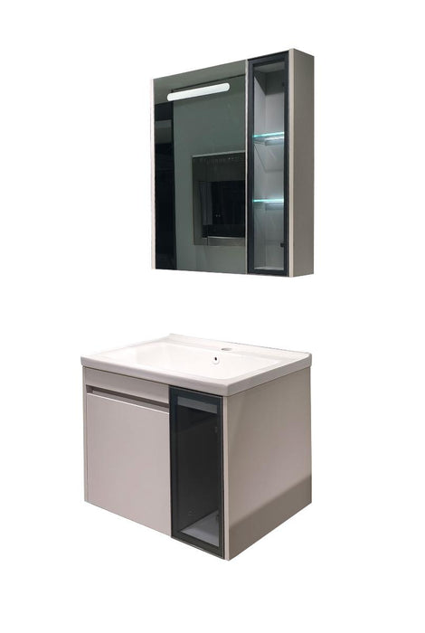 КОМПЛЕКТ МЕБЕЛИ ЗА БАНЯ GRIGIO 60 СМ СИВ