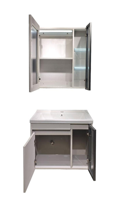КОМПЛЕКТ МЕБЕЛИ ЗА БАНЯ GRIGIO 60 СМ СИВ