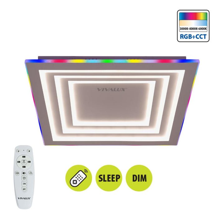 LED ПЛАФОН DAKOTA 102W С ДИСТАНЦИОННО