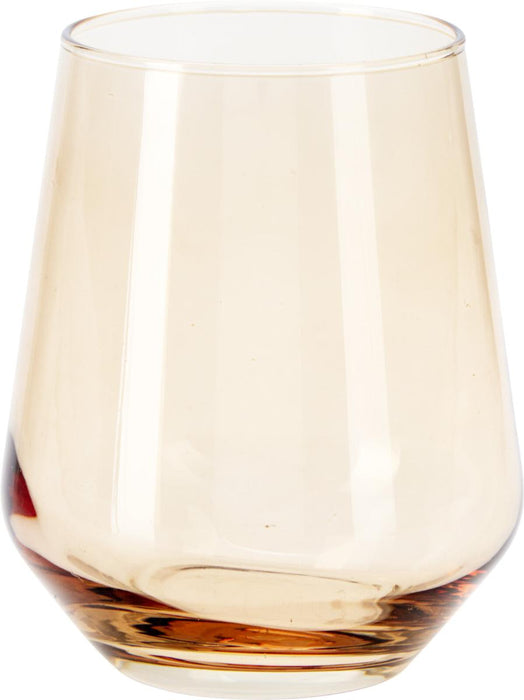 ЧАША СТЪКЛО 425ML 68XH110MM ЗЛАТО