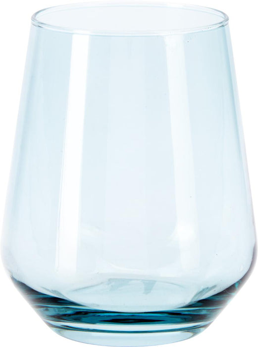 ЧАША СТЪКЛО 425ML 68XH110MM СИН