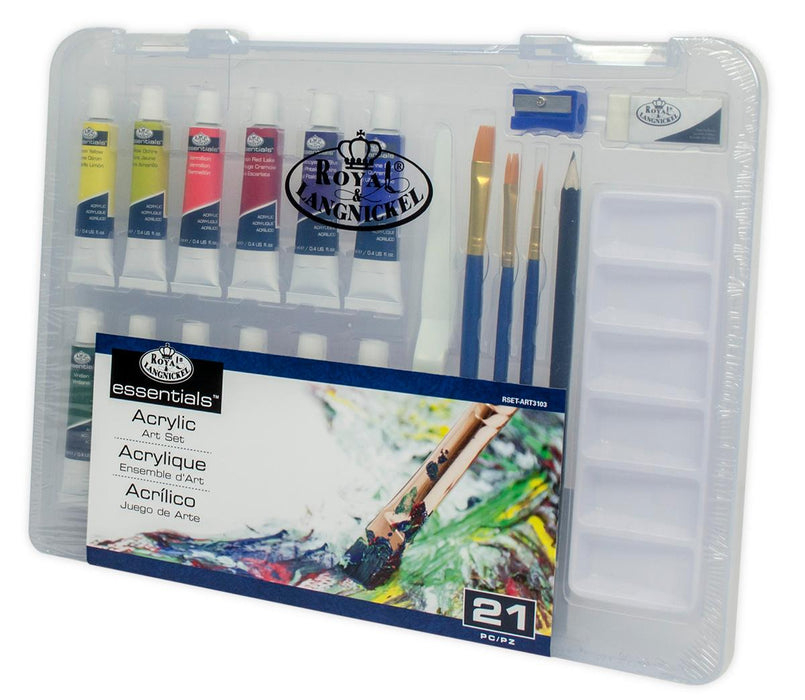 КОМПЛЕКТ ЗА РИСУВАНЕ ART АКРИЛ 21ЧАСТИ
