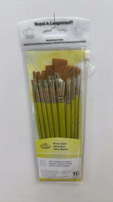 ЪГЛОВИ ЧЕТКИ 10БР BROWN TAKLON