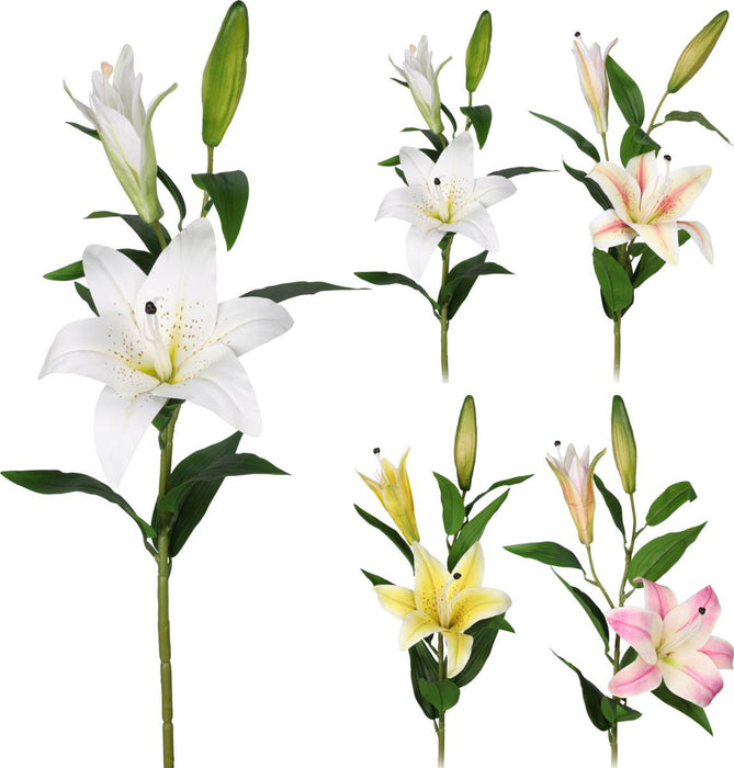 ИЗКУСТВЕНО РАСТЕНИЕ ЛИЛИЯ 95СМ 4 ВИДА