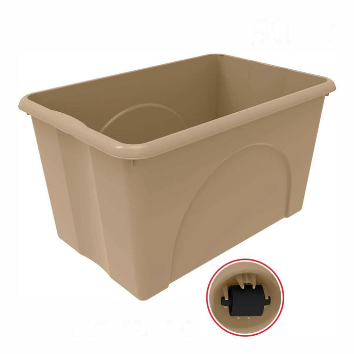 КУТИЯ С КОЛЕЛЦА DUNE 60L БЕЖОВА