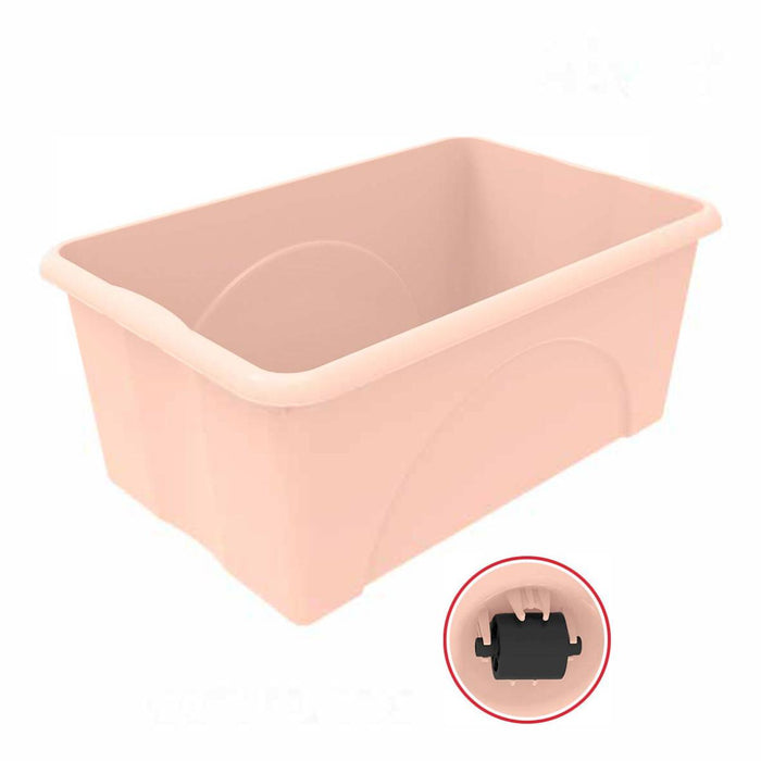 КУТИЯ С КОЛЕЛЦА DUNE 45L РОЗОВА