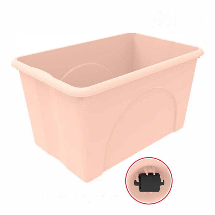КУТИЯ С КОЛЕЛЦА DUNE 60L РОЗОВА