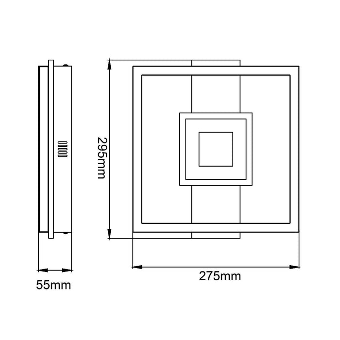 LED ПЛАФОН SAMI 24W 3000K