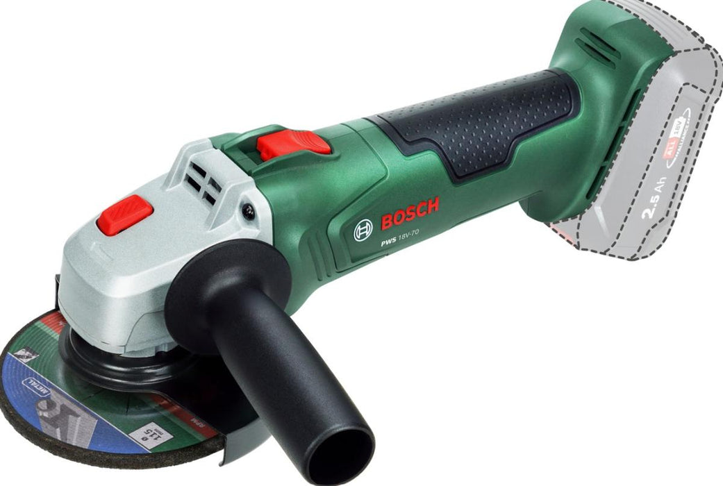 АКУМУЛАТОРЕН ЪГЛОШЛАЙФ BOSCH PWS 18V-70
