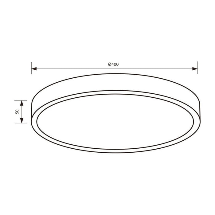 LED ПЛАФОН LUKA ЗЛАТО 35W