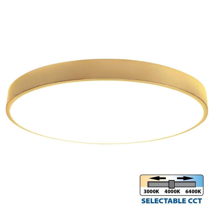 LED ПЛАФОН LUKA ЗЛАТО 35W