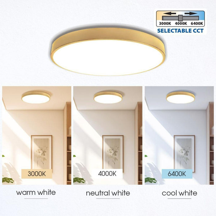 LED ПЛАФОН LUKA ЗЛАТО 45W
