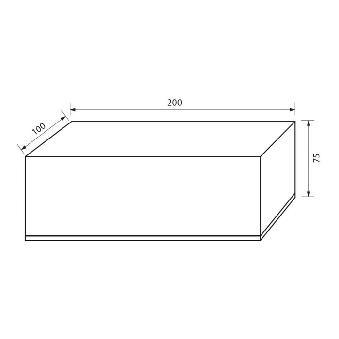 LED АПЛИК ФАСАДЕН DUBLIN-I 8W CL IP65